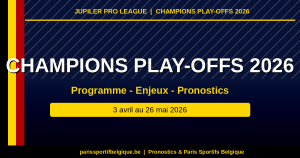Champions Play-offs 2026 : le programme de la journée 1 et les enjeux du titre