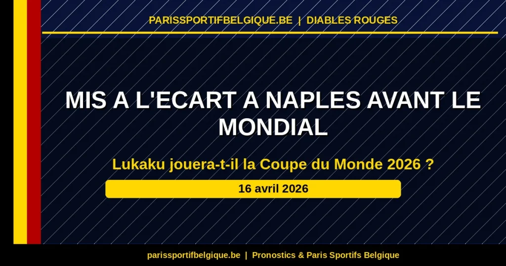 Lukaku mis a l’ecart a Naples : jouera-t-il la Coupe du Monde 2026 ?