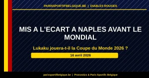 Lukaku mis a l’ecart a Naples : jouera-t-il la Coupe du Monde 2026 ?