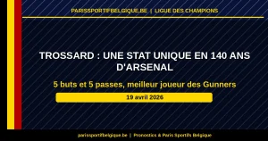 Trossard, le Diable Rouge qui bat un record en 140 ans d&rsquo;Arsenal