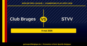 Prono Bruges – STVV : notre analyse pour les Champions Play-offs J7 (9 mai 2026)