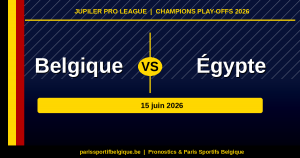 Belgique 1-1 Egypte CDM 2026 : Lukaku sauve les Diables, prono Belgique-Iran