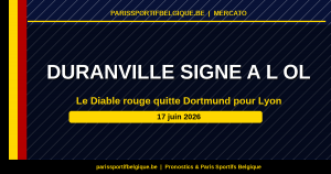 Mercato : Julien Duranville quitte Dortmund pour l OL pour 8,5 millions
