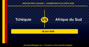 Prono Tcheque Afrique du Sud CDM 2026 : match couperet dans le groupe A