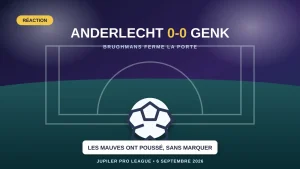 Anderlecht – Genk : Brughmans frustre les Mauves dans un 0-0