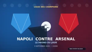 Pronostic Napoli contre Arsenal : analyse et pari C1 2026