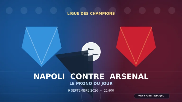 Napoli contre Arsenal, pronostic Ligue des Champions du 9 septembre 2026
